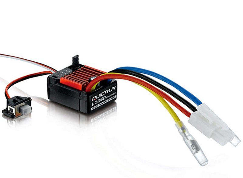Hobbywing QuicRun 1060 1/10 Brushed ESC w/T-Plug (HWA30120203)