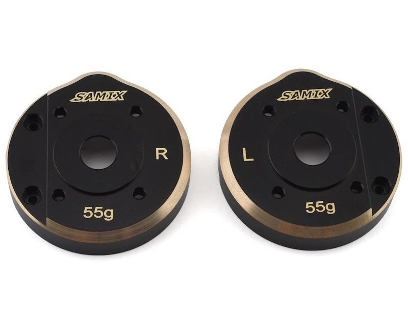 Samix SCX10 III/Capra Brass Portal Covers 55g (SAMSCX3-4012A)