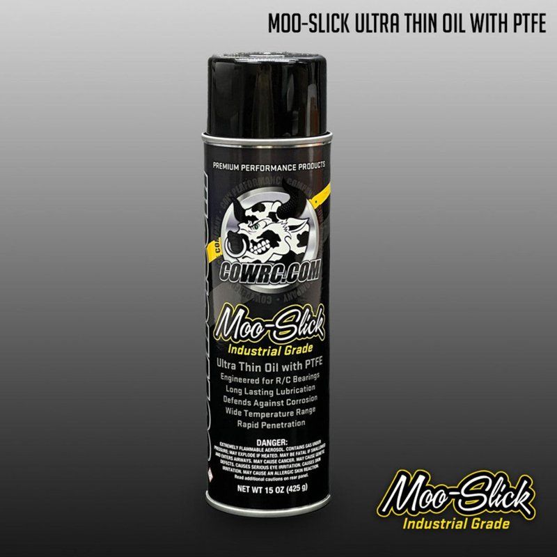 CowRC MOO-Slick Ultra Thin Oil with PTFE (15oz aerosol)