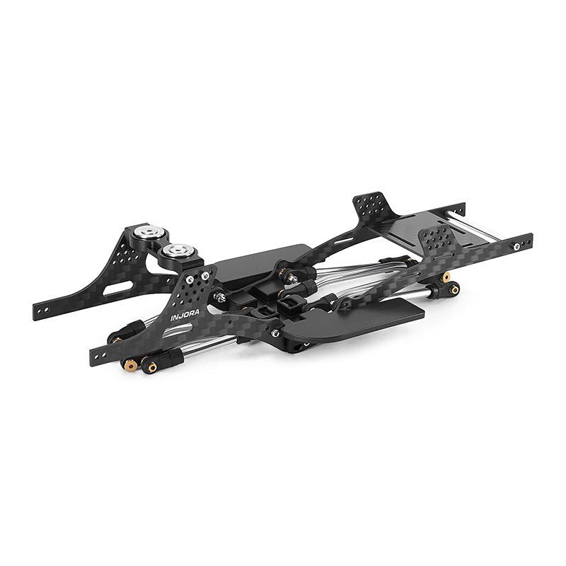 INJORA Carbon Fiber LCG Chassis Kit for 1/24 SCX24