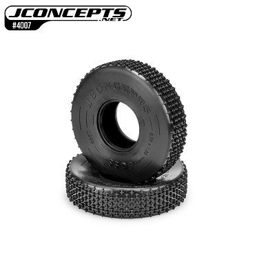 JConcepts Boss 2.2" Rock Crawler Tires (2) 5.75" OD Green (#4007-02)