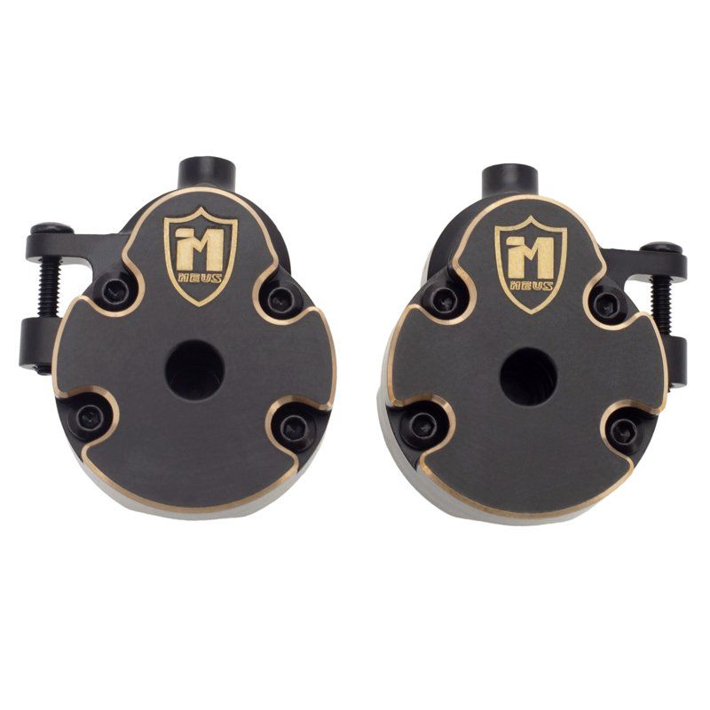 MEUS Racing Brass Steering Knuckles + Front Axle Weights Cover for 1/18 Redcat Ascent-18
