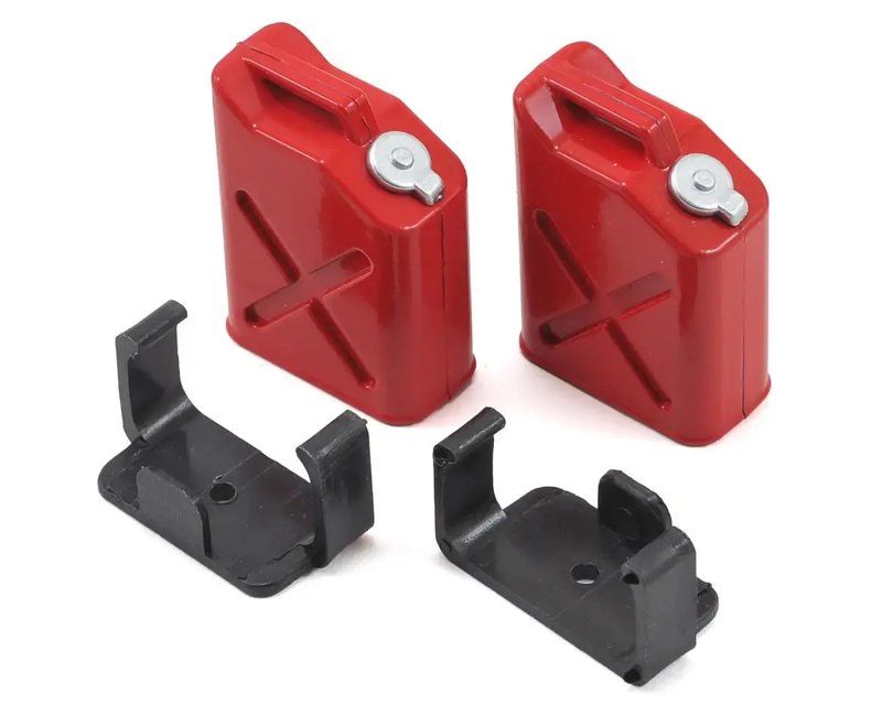 Yeah Racing 1/10 Crawler Scale Jerry Can Accessory Set Red (YEA-YA-0355)