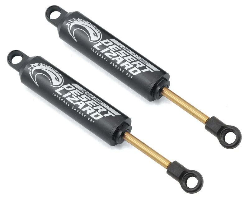 Yeah Racing 90mm Desert Lizard Two-Stage Internal Spring Shock (2) Black (DDL-090BK)